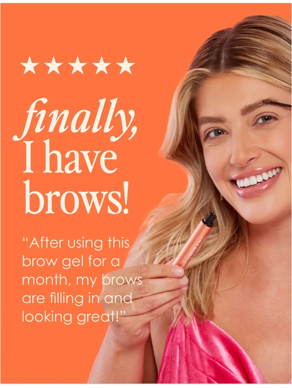 2PK GrandeBROW 2-in-1 Tinted Brow Gel + Brow Enhancing Serum Full Size